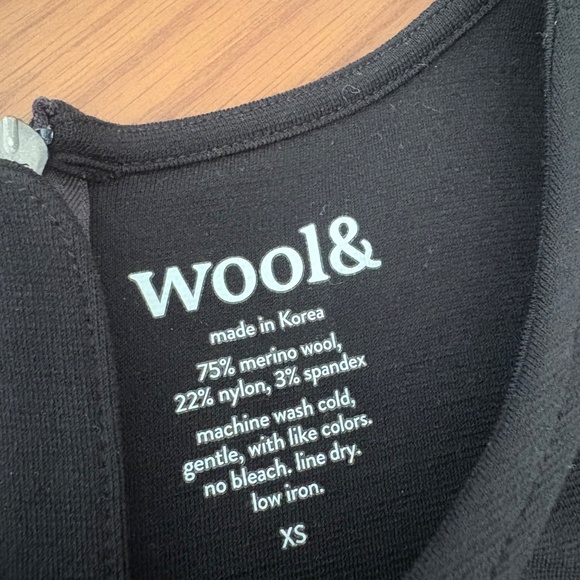 Wool & Co black merino dress - Picture 5 of 5